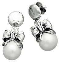 Pendientes Giovanni Raspini Mujer DROPS in Plata Perla 11105 GIOVANNI RASPINI - 11105 GIOVANNI RASPINI